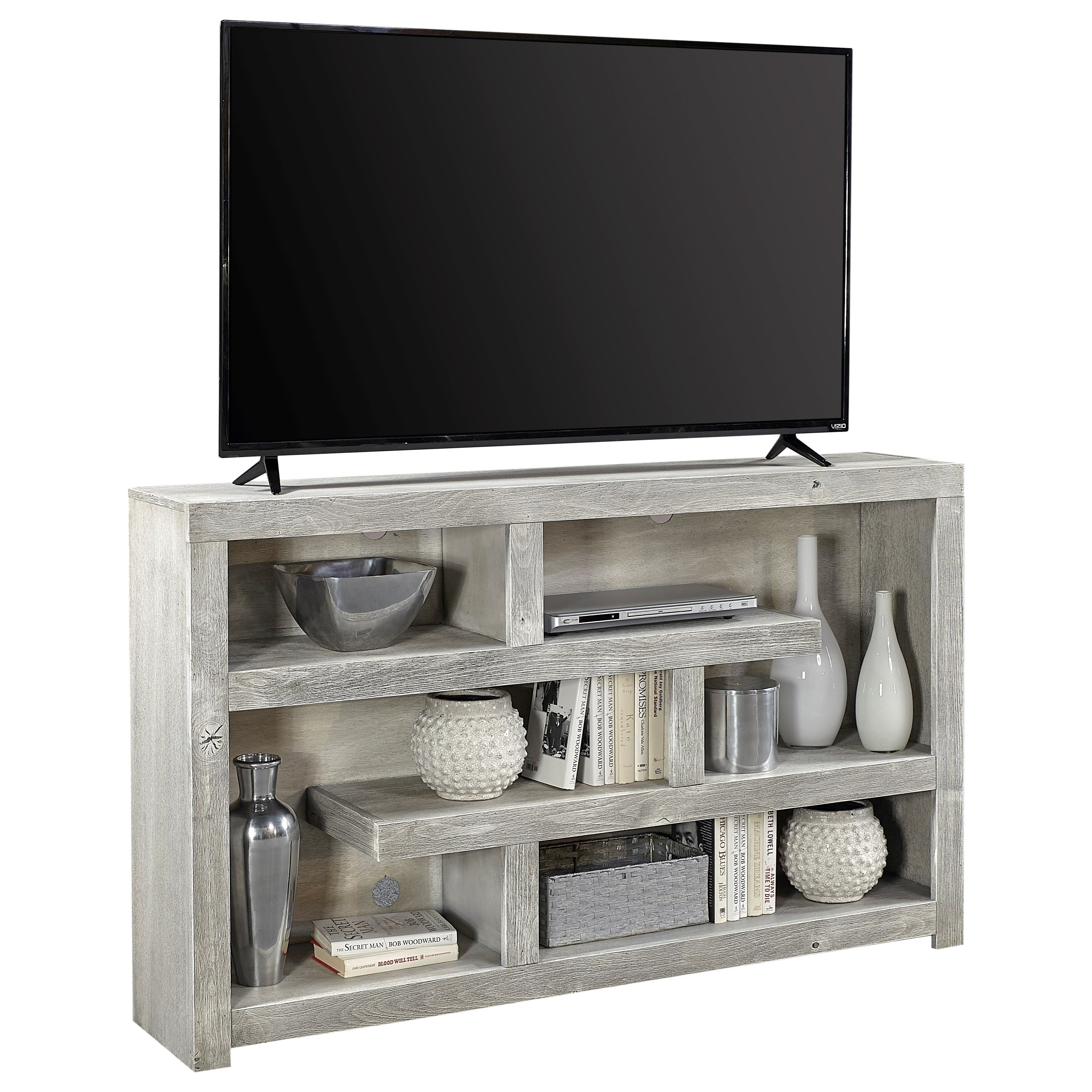 Aspenhome Avery Loft WDY960LIM Contemporary 60" TV Console with Open